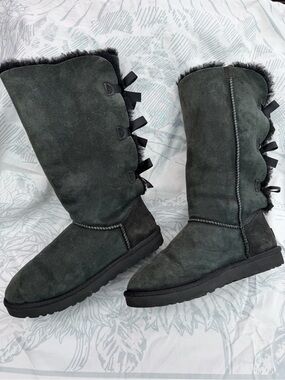 Tall UGG bow boots